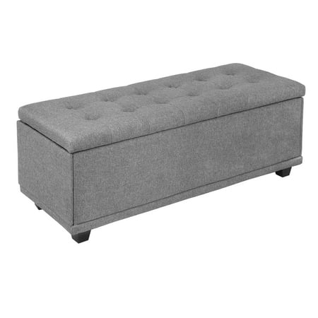 Large Storage Ottoman Fabric Homegear 47