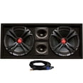 thumbnail image 3 of QPower 10" Dual High SPL Speaker Sub Box Enclosure with 2 Tweeters, 3 of 3