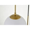 thumbnail image 4 of Baxter 3 Lights Brass Pendant With Frosted White Glass, 4 of 5