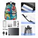 thumbnail image 4 of Fotbe Japanese Koi Mochila Ligera Casual para Laptop para Hombres y Mujeres, Mochila Impermeable de Uso Diario, Mochila para Universidad, 4 of 6