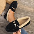 thumbnail image 5 of OKBOP Women's Round Toe Faux Suede Loafers, Flat Sleek Design Dress, 5 of 5