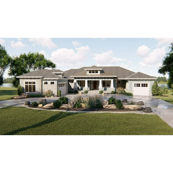 Advanced House Plans: Builder Ready Blueprints | Prairie Cottage 29632 | 1 Story Plan