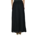 thumbnail image 4 of Bimba Women Long Black Maxi Skirt Tulip Style Georgette Boho Bottoms, 4 of 6