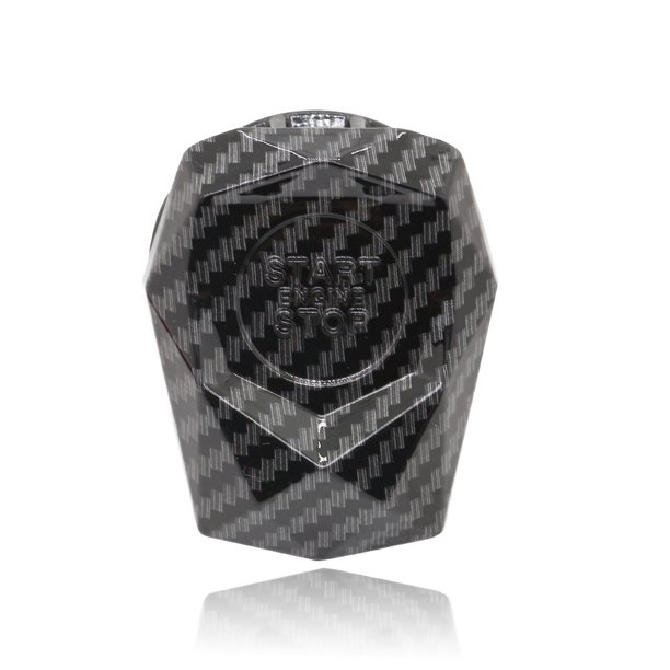 Cubierta de arranque con un botón para el interior del coche, cubierta protectora del interruptor de encendido, protección de arranque con un solo botón, cubierta decorativa resistente a los arañazos