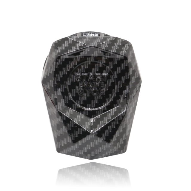 Cubierta de arranque con un botón para el interior del coche, cubierta protectora del interruptor de encendido, protección de arranque con un solo botón, cubierta decorativa resistente a los arañazos