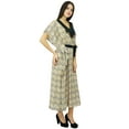 thumbnail image 3 of Bimba Womens Long Caftan Designer Cover Up Kaftan Ladies Night Gown Maxi Dress, 3 of 6