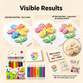 thumbnail image 5 of 3D Bubble Art Pens Puffy Paint Markers - 6 Colors Popcorn Pens for DIY Craft, Heat Activated Magic Markers with Raised Bubble Effect, Fun Drawing Markers for Paper Glass Wood Ceramic Art Projects, 5 of 6
