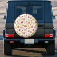 thumbnail image 5 of Kll Cute Cartoon Mushrooms Tire Cover,Universal Wheel Tire Cover For Trailer, Rv, Suv, Truck,Camper And Many Vehicle,(15 Inch), 5 of 8