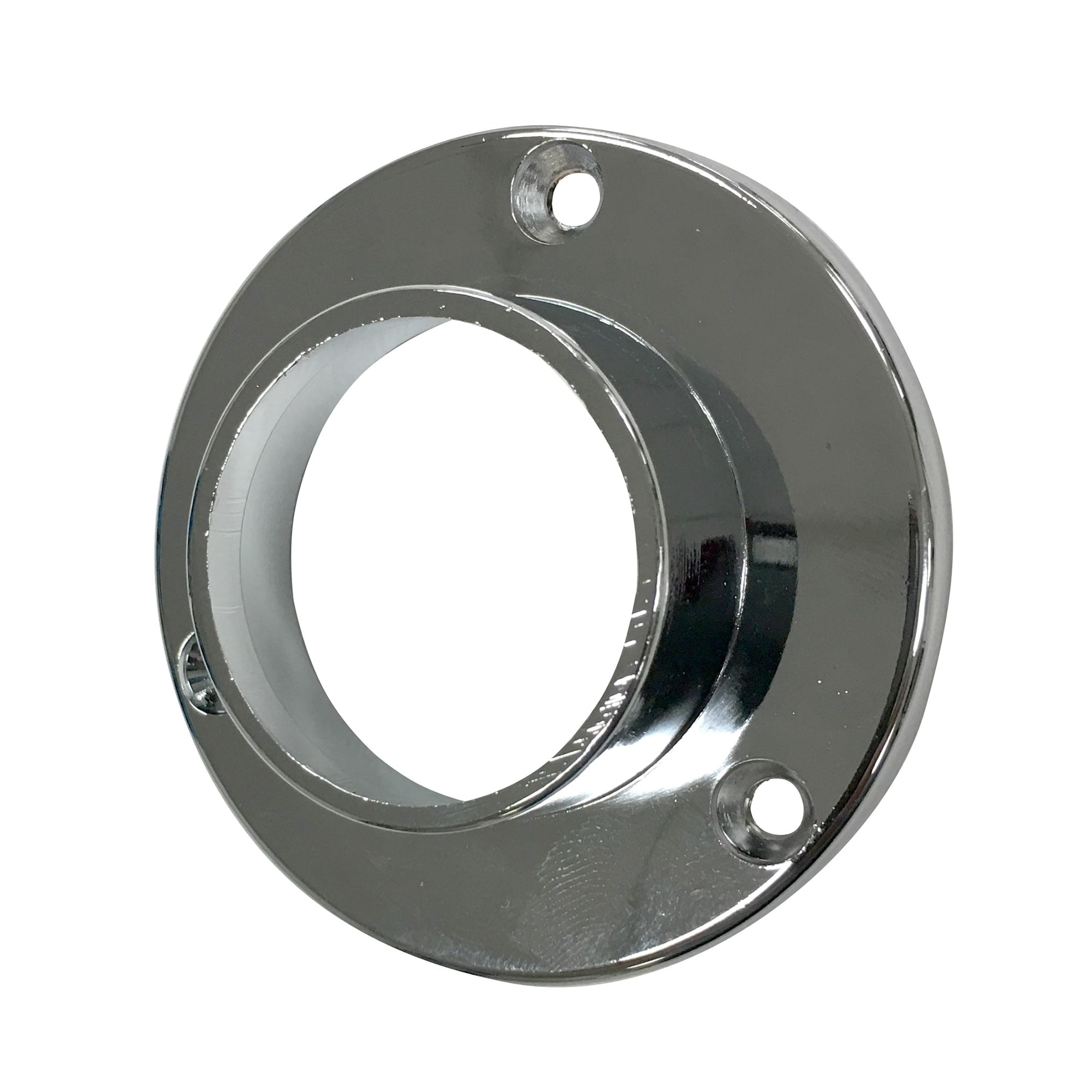 Econoco OF7 Chrome "O" Flange to Accept 1 1/4" Diameter Round