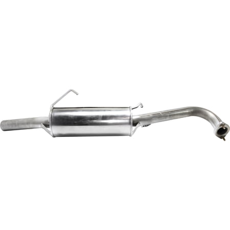 Muffler Compatible with 2001-2003 Infiniti 2001-2004 Nissan Pathfinder Rear Stainless Steel SS409 3.5L Eng.