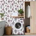 thumbnail image 4 of Peel and Stick Wallpaper Ice Cream Floral Pastel Cherries purple vintage Wall Mural 17.7in x 9.8ft Self Adhesive Removable Wall Paper Renter Friendly Wallpaper for Kids Bedroom Kitchen Nursery, 4 of 8