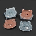 thumbnail image 3 of Transparent Bear Snack Plate Creative Cartoon Tableware Irregular Plastic Plate For Adults, 3 of 4