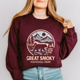 thumbnail image 5 of Great Smoky National Park Two-Toned Circle - Women's Graphic Sweatshirt, 5 of 16