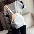 thumbnail image 2 of Bolso de moda informal de cuero suave para mujer coreana, mini mochila única con estampado de piedras a juego, 2 of 5