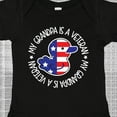 thumbnail image 4 of Inktastic My Grandpa is a Veteran Military Family Boys or Girls Baby Bodysuit, 4 of 5