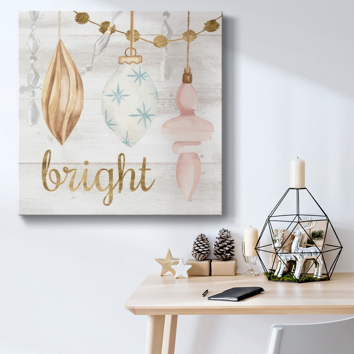 Elegant Ornaments IV- Gallery Wrapped Canvas