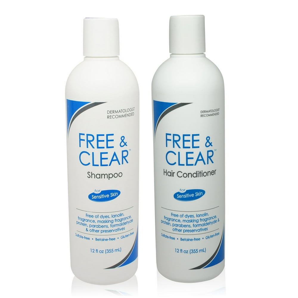 Free & Clear Shampoo and Conditioner COMBO 12 Oz
