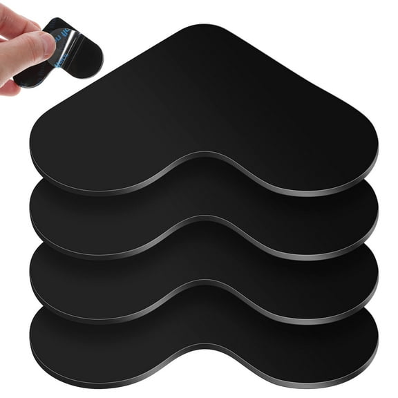 WHAMVOX 4 Pcs Grippers Tape under Rug Non Slip Pad Double Sided Adhesive Non-slip Back Area Rugs