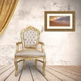 thumbnail image 3 of Frank, Assaf 14x9 Gold Ornate Wood Framed with Double Matting Museum Art Print Titled - Beach at sunset, Palmachim, Israel, 3 of 4