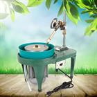 DENSET Gem Faceting Machine ,110V 180W Gemstone Grinding Machine Jewel Angle Polisher,2800r/min Jewelry Polishing Machine Ring Surface Grinder Flat Bench Polisher