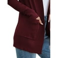 thumbnail image 3 of Women Cardigan Casual Knit Cardigan Lightweight Sweater with Pocket, 3 of 5