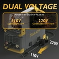 thumbnail image 6 of Tooliom 200A Digital MIG Welder, 110V/220V IGBT MIG/ARC Lift TIG 3-in-1 Welding Machine, 6 of 8