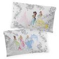 thumbnail image 2 of Disney, Princess 'Floral Garden' Kids 4-Piece Full Sheet Set, 100% Polyester, 2 of 5
