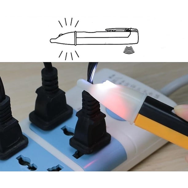 Detector de voltaje sin contacto Bolígrafo eléctrico 12-1000V Precio: Gs. 125.000