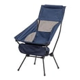 thumbnail image 2 of Colaxi Camping Chair Telescopic Seat Compact Accessories Swing Chair Portable Moon Chair for Cycling Travel Backpacking Blue, 2 of 9