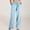 Light Blue, variant on BLTIBY 2025 Womens Cotton Linen Pants Solid Colour Summer Spring Elastic Waist Drawstring Straight Leg High Waist Trousers with Pockets Fashion Casual Green XL