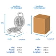 thumbnail image 4 of Wafflera PowerXL Placas Profundas para Rellenarlos de 18 cm, 4 of 5