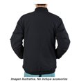 thumbnail image 2 of Chamarra George Talla CH Estilo Baseball Lisa Negro, 2 of 4