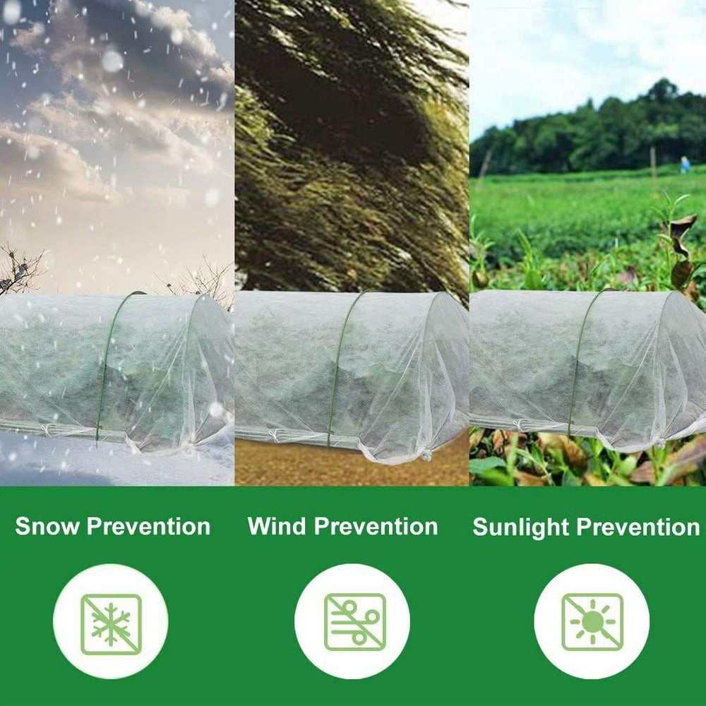 Agfabric Plant Row Cover & Frost Blanket for Garden 0.9 oz/sq.yd 6 x