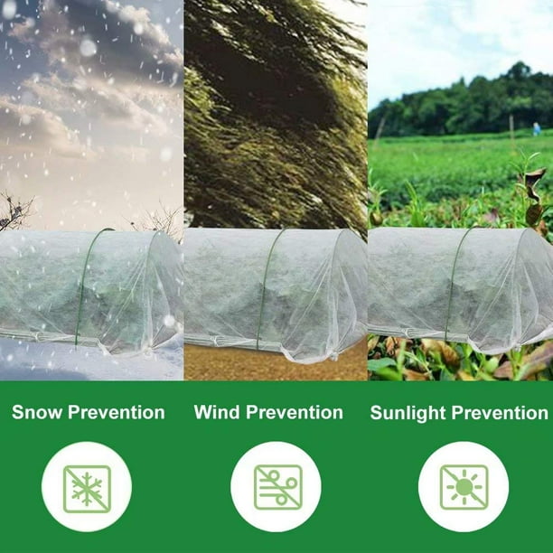 Agfabric Plant Row Cover & Frost Blanket for Garden 0.9 oz/sq.yd 6 x