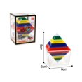 thumbnail image 2 of AMERTEER Geometric 3D Building Blocks Tower Pyramid Cube Assembly Construction Toys, 2 of 2