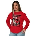thumbnail image 3 of Kanji Betty Boop Hashtag Flirty XOXO Women's Long Sleeve T Shirt Brisco Brands M, 3 of 6