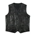 thumbnail image 2 of Victory Outfitters Men's 2 Pack Patch Leather Vest - Black/Black - XL, 2 of 2
