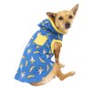 Vibrant Life Banana Print Dog Hoodie, Blue, XX-Small