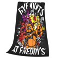 thumbnail image 3 of Mantas supersuaves de Five Nights At Freddy's para adultos, manta ligera y lavable para sofá, cama, oficina, mantas de felpa cálidas para todas las estaciones, manta de microfibra ultra suave, 3 of 8