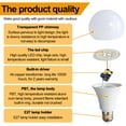 thumbnail image 3 of DYstyle Smart LED three-color bulb E27 Screw Energy Saving Lamp Household Ultra-Bright LED Light Bulb High Power Light Source, 3 of 6