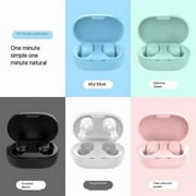 Clearance Under 10$! Wireless Earbuds, Bluetooth 5.3 Earbuds Stereo Bass, Bluetooth Sports Headphones in Ear Noise Cancelling Mic With Mini Charging Case Ear Buds Pink