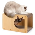 thumbnail image 1 of Rascador de cartón para gatos EHEYCIGA, 43 cm, para gatos de interior, 1 of 9