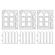 thumbnail image 2 of Troqueles de corte para ventanas, 6 piezas de troqueles de corte para valla, troqueles de corte para decoración de álbumes de recortes, diseño revolucionario, 2 of 9