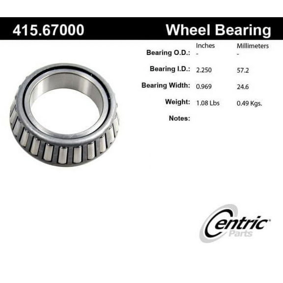 C-Tek Standard Bearing Cone Fits select: 2006-2008 DODGE RAM 1500, 2013-2016 RAM 2500