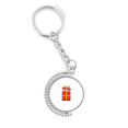 thumbnail image 1 of Bastet Navidad Bowknot Giratorio, llavero anillo llavero, 1 of 3