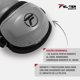 thumbnail image 5 of CODERA BROCHE PROTECTOR DE BATEO, BEISBOL, ADULTO, GRIS/NEGRO, FELTER, 5 of 5
