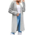 thumbnail image 4 of Turilly Womens Long Cardigan Sweaters Chunky Open Front Oversized Slouchy Knit Fall Trendy Coatigan Jackets, 4 of 5