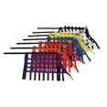thumbnail image 2 of Speedway Motors Safety Racing Purple Grand National Window Safety Net with Buckle Release 16 x 24 Inch Base 34.25 Inch Mount Bar Universal Fit Quick Release Nylon, 2 of 9