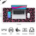 thumbnail image 5 of Long Mouse Pads for Desk,Breast Cancer Desk Mats on Top Of Desks, Desk Mouse Pad Extra Large with 3mm Non-Slip Base and Stitched Edge for Gaming,Office,Work,Home 35.4x15.7in, 5 of 5