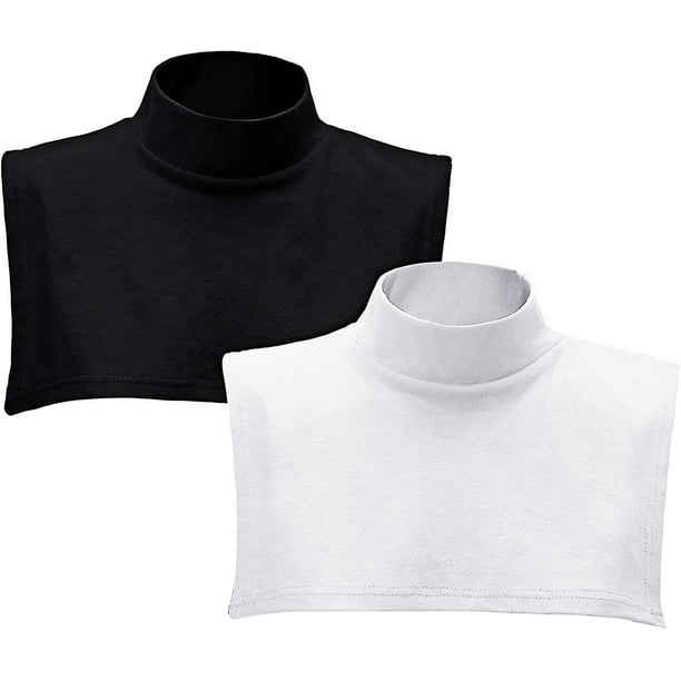 Conjunto de collares desmontables Dickey de cuello alto falso cuello de blusa falsa medio superior para mujeres y hombres